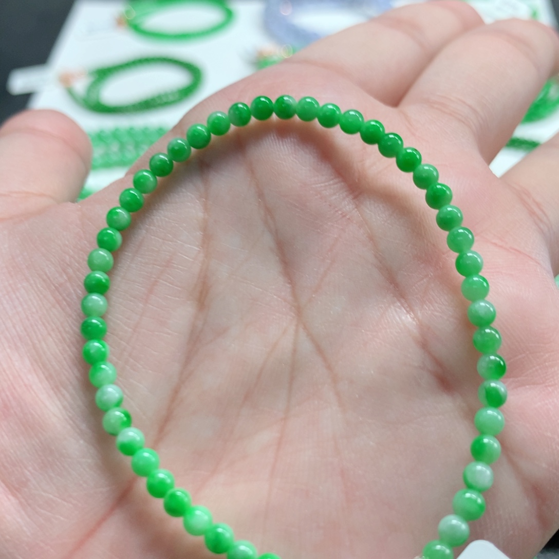 翡翠未镶嵌手链翡翠