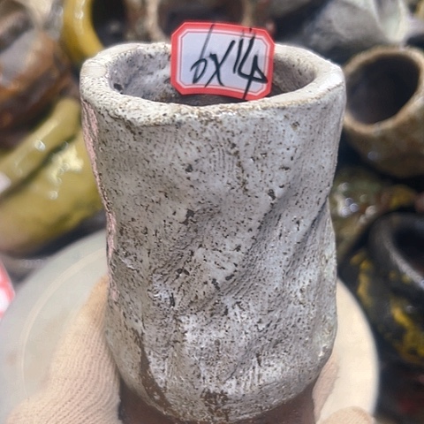 粗陶花盆手工花盆制作