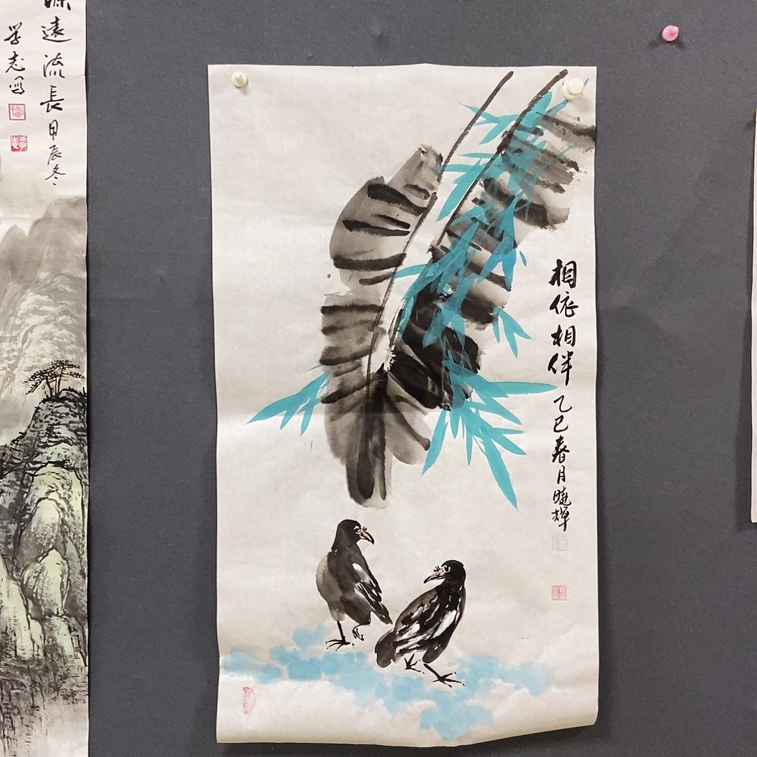 国画刘晓辉手绘作品50.100