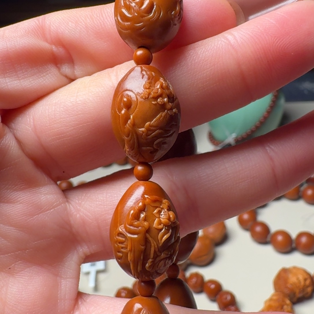 橄榄核手串/手链手工无相佛