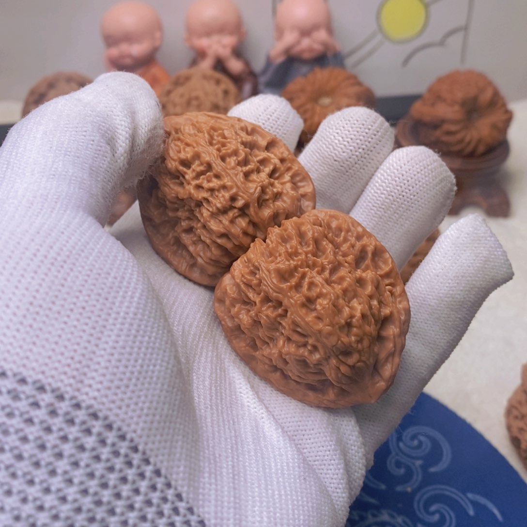 文玩核桃把件一*李文玩核桃