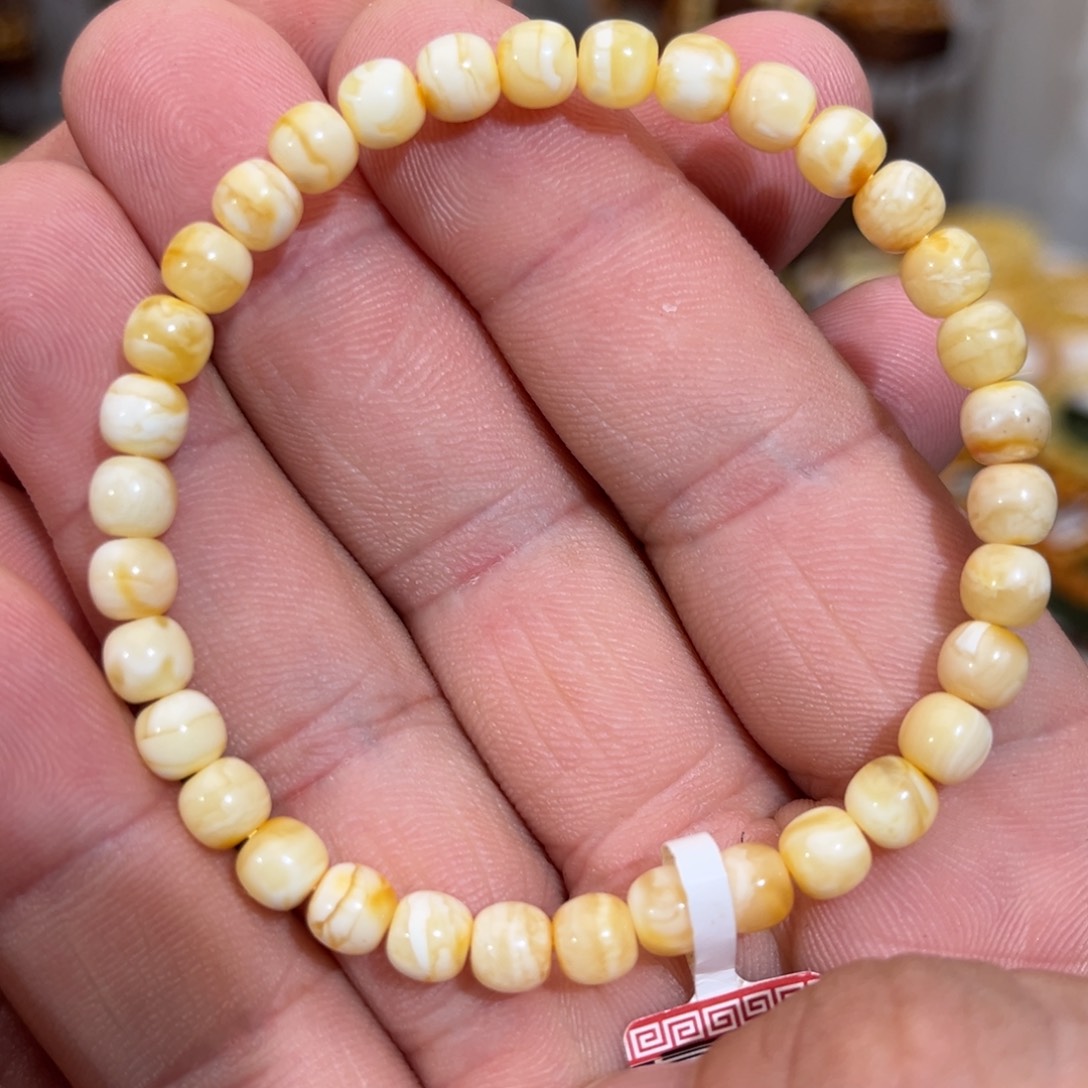 琥珀未镶嵌手链微瑕00006.0mm