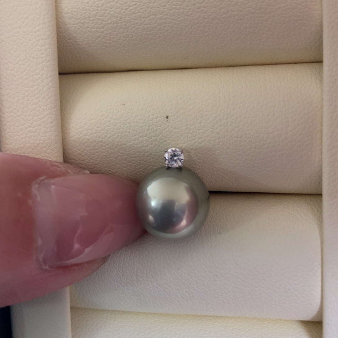 海水珍珠18K金镶嵌颈饰