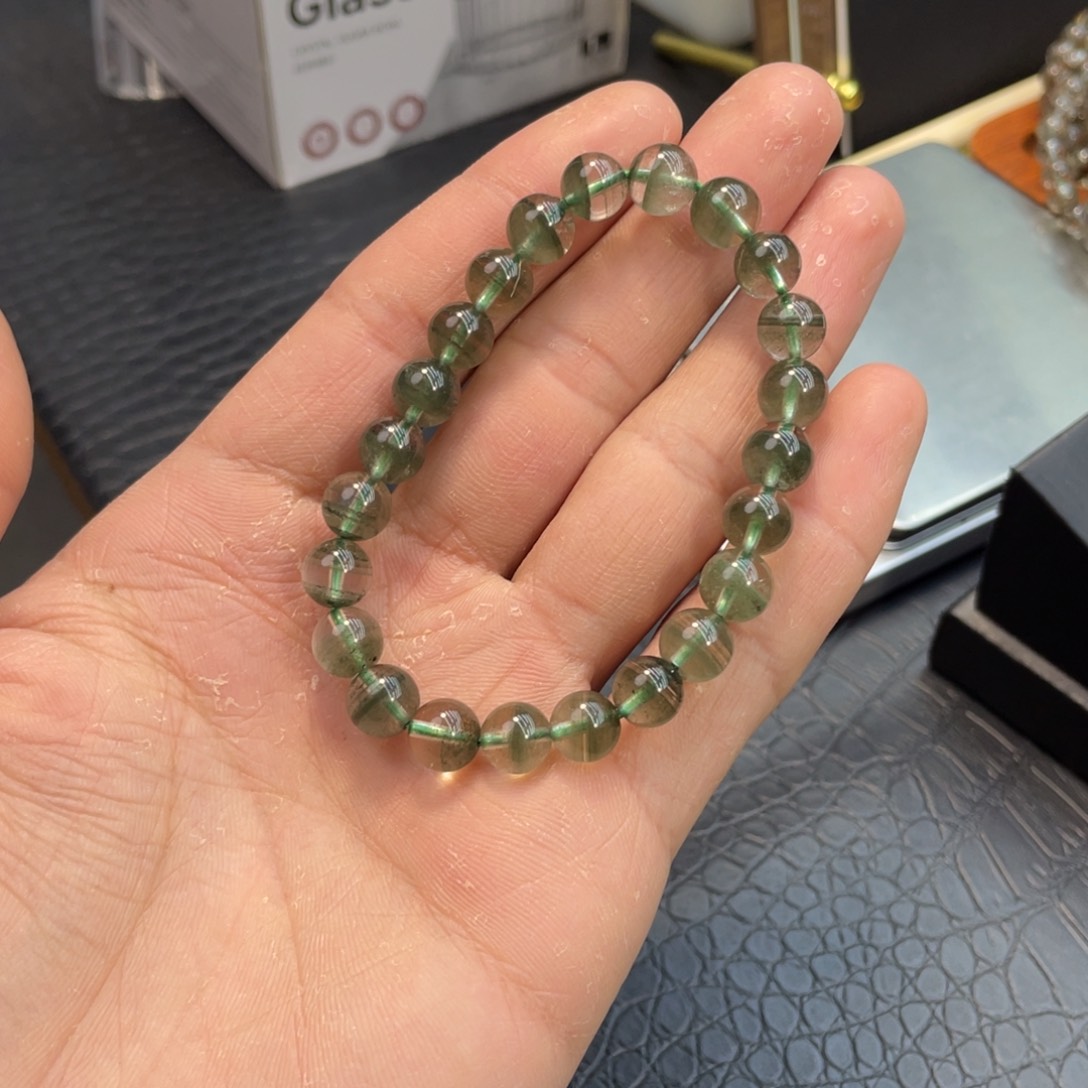 水晶手链未镶嵌绿幽灵