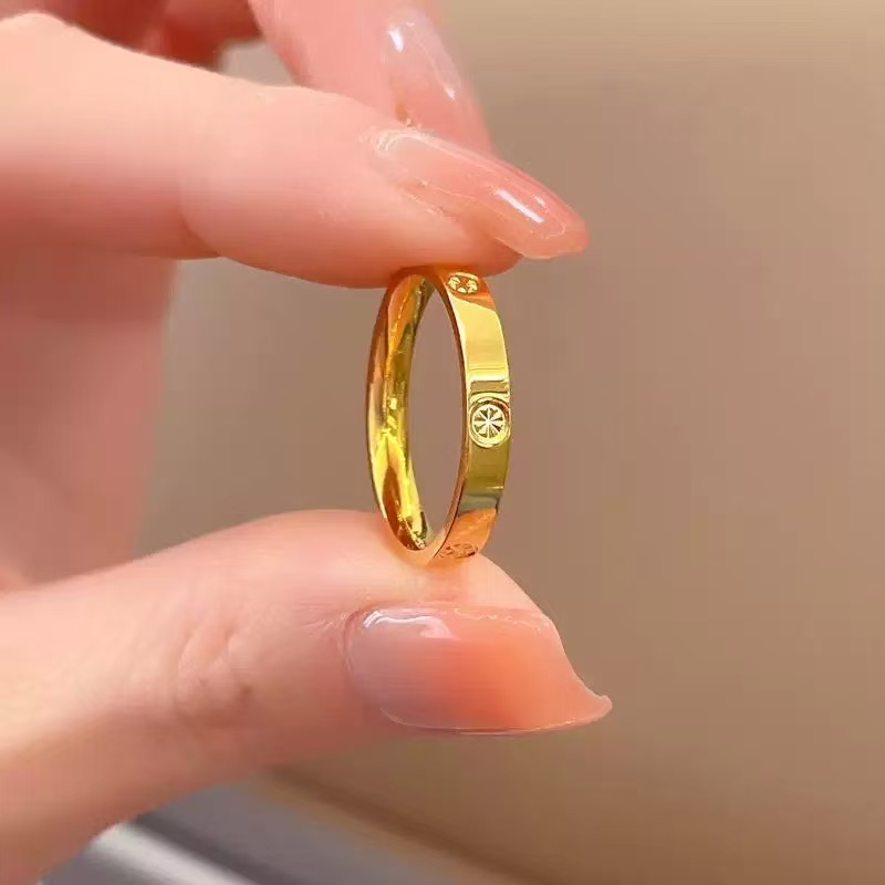 铜合金戒指 卡家米字戒指女款时尚百搭气质时尚高级感轻奢经典