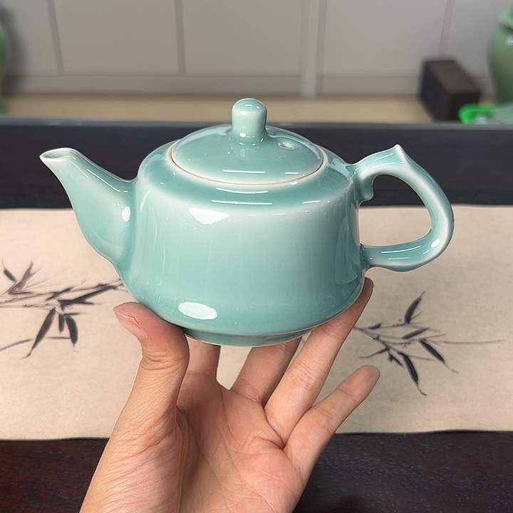 龙泉云间青瓷小米茶器