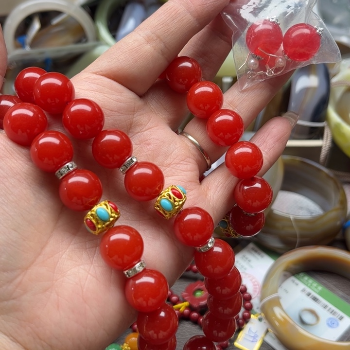 石英质玉手链未镶嵌