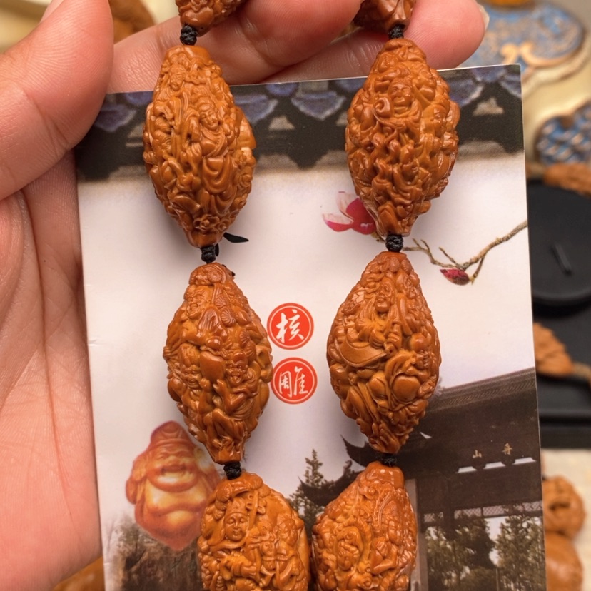 【闪购商品】橄榄核吊坠橄榄手工雕刻工艺