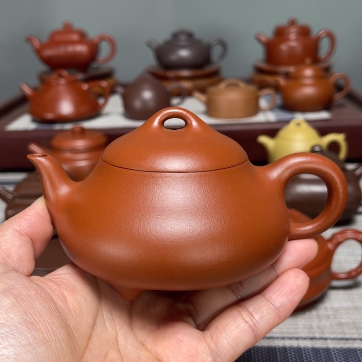 茶壶紫砂全手工制作200cc