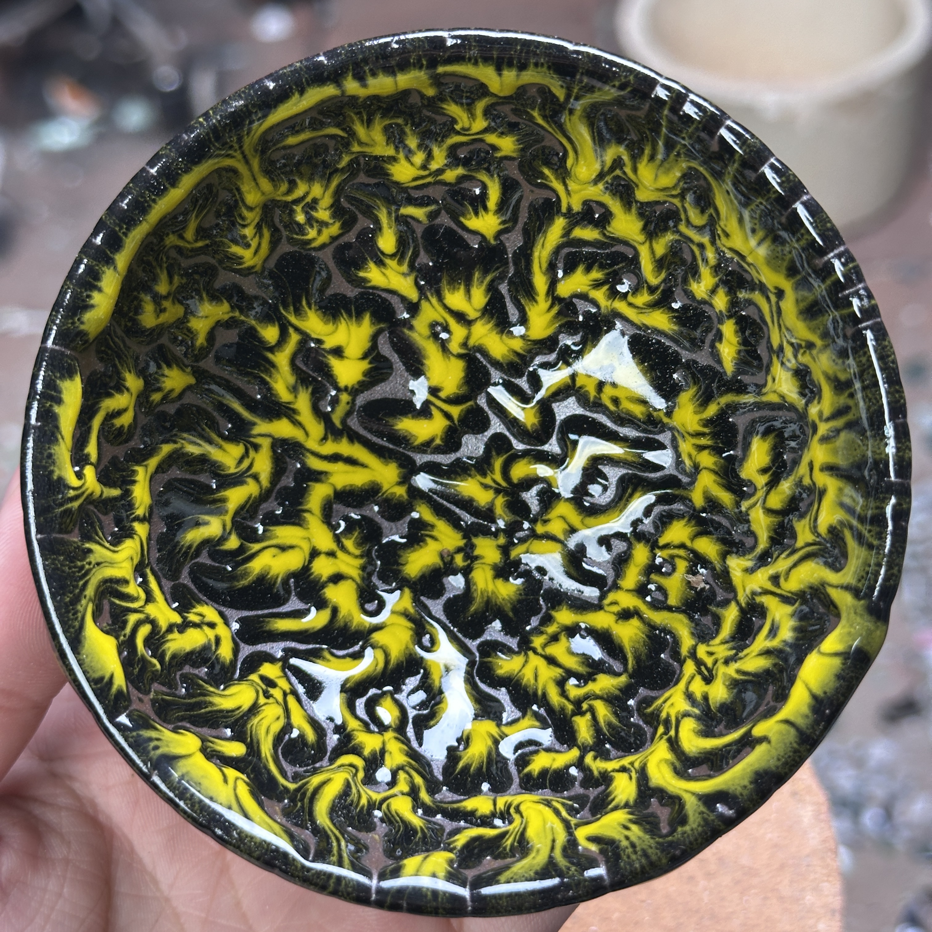 正宗建盏主人杯 金玄武天目窑变