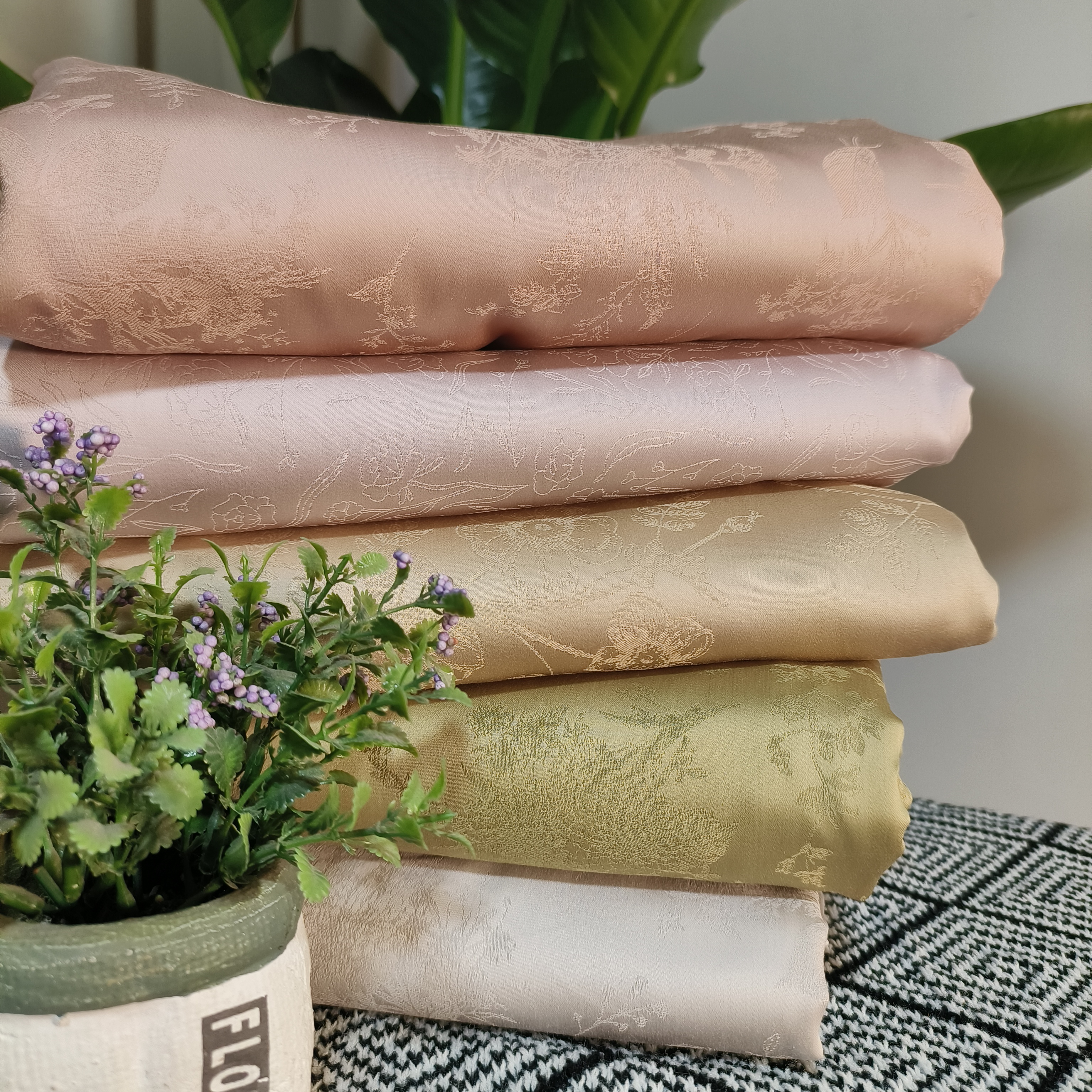 【提花被套】纯棉贡缎提花被罩 压边款 高端奢华 超柔亲肤