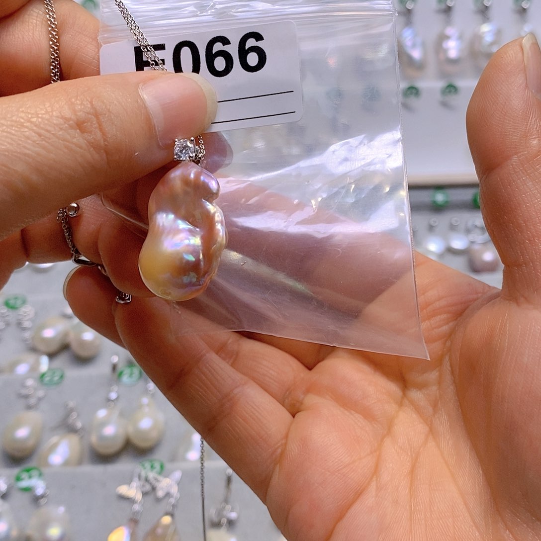 淡水珍珠颈饰银S925镶嵌