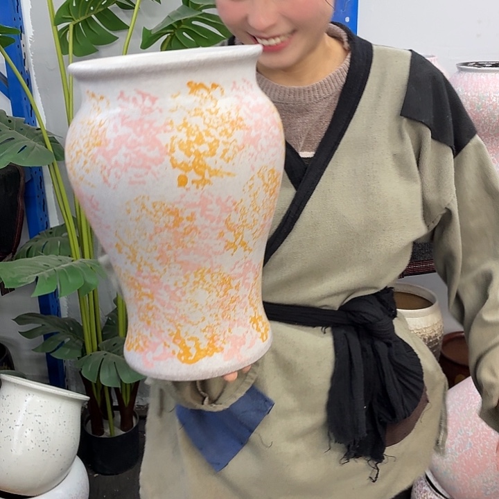 18×30-粗陶花盆有孔-买买买