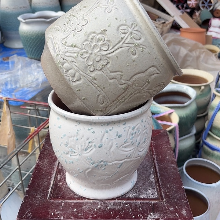 紫砂茶碗微瑕两个口径18高度18