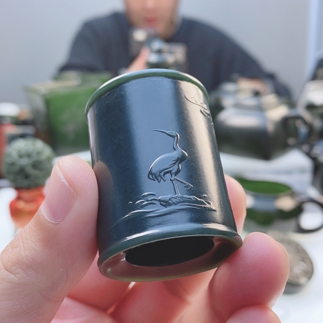 和田玉（青玉）把件未镶嵌