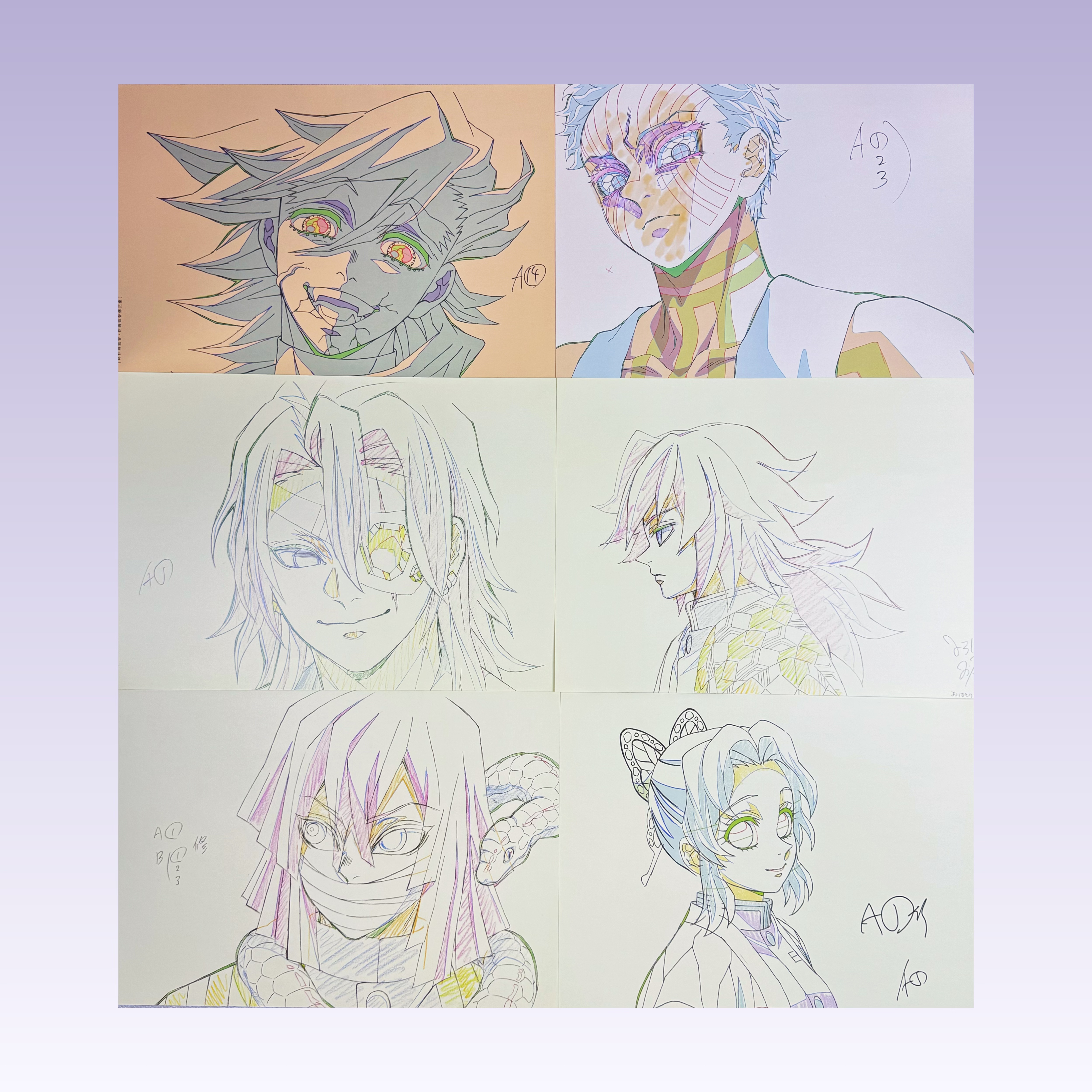 【盲抽】鬼灭之刃 画集切页