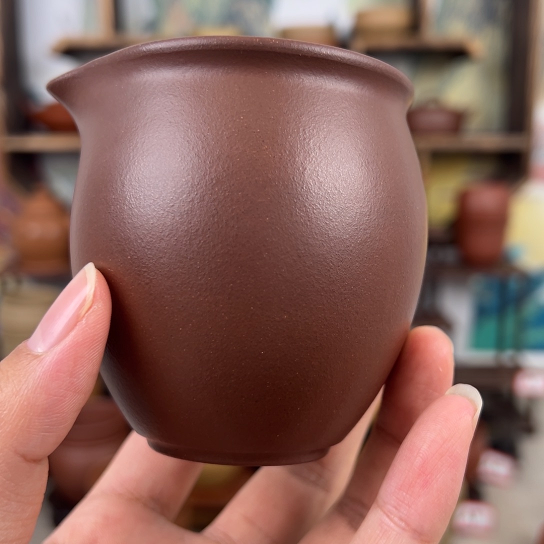 紫砂茶杯拙器甄选，纯原本矿。