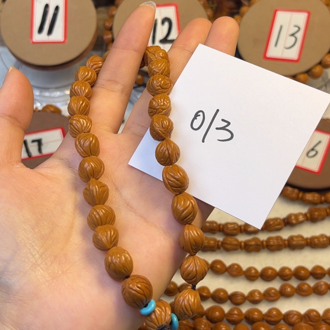 手串桃核龙纹桃核手持肚卡10小布丁