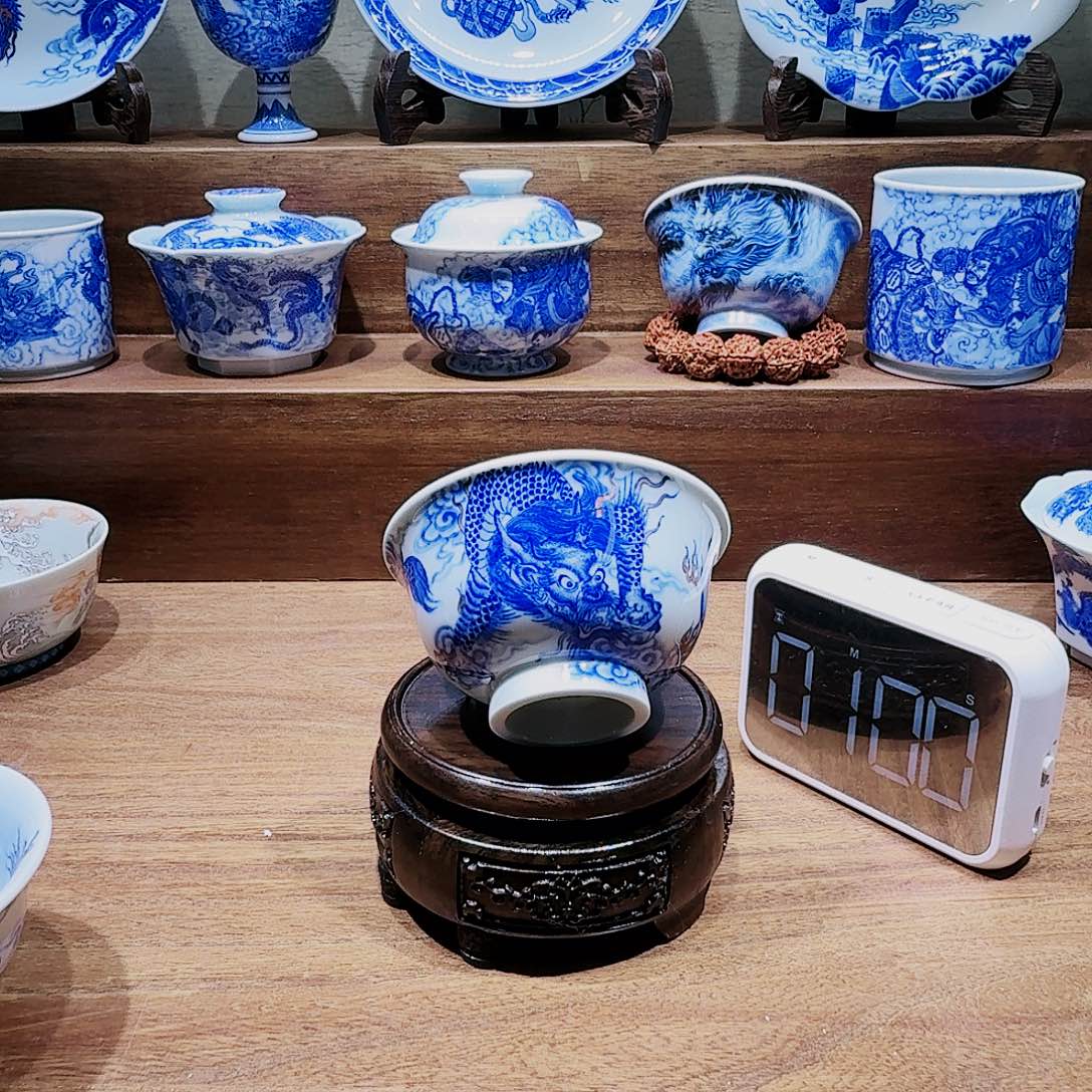 泥塑东**就主人杯手工手绘