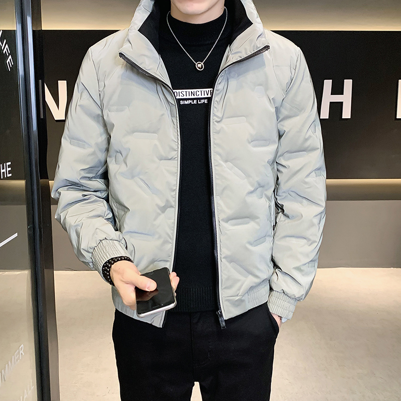 2025新款羽绒服轻薄款免洗时尚潮流百搭立领男士羽绒服外套