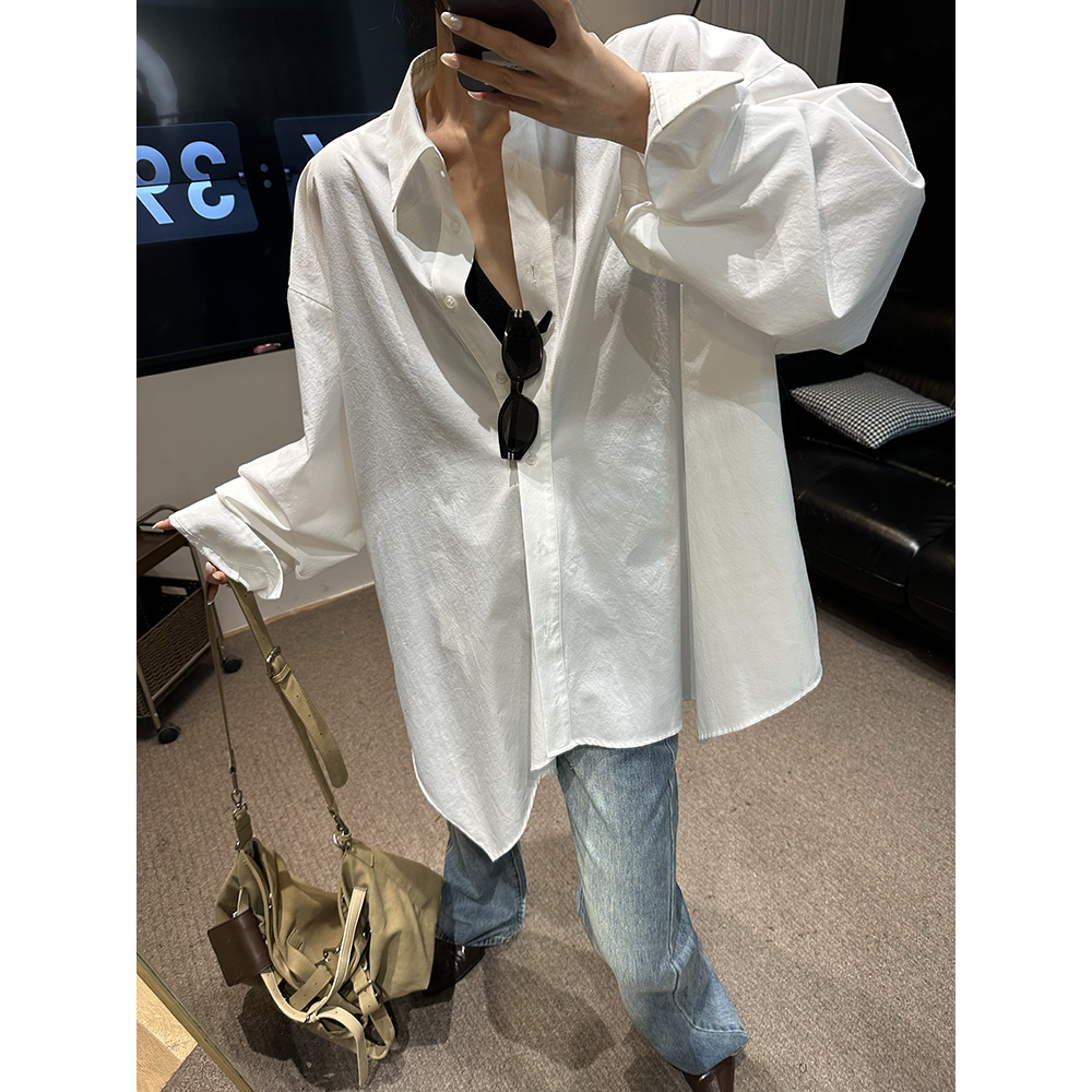 JCCC影子【浪迹】宽松慵懒白衬衫叠搭神器cleanfit休闲JE4BSC15