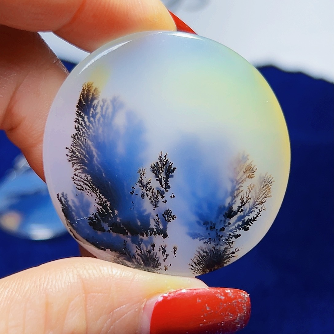 玛瑙/玉髓珠宝半成品未镶嵌天**月