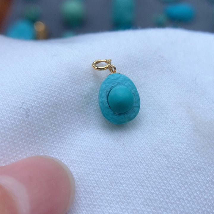 绿松石绿松石配饰18K金镶嵌