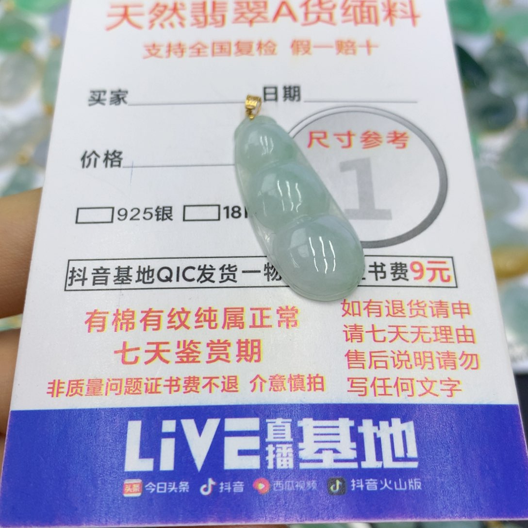 翡翠颈饰未镶嵌翡翠