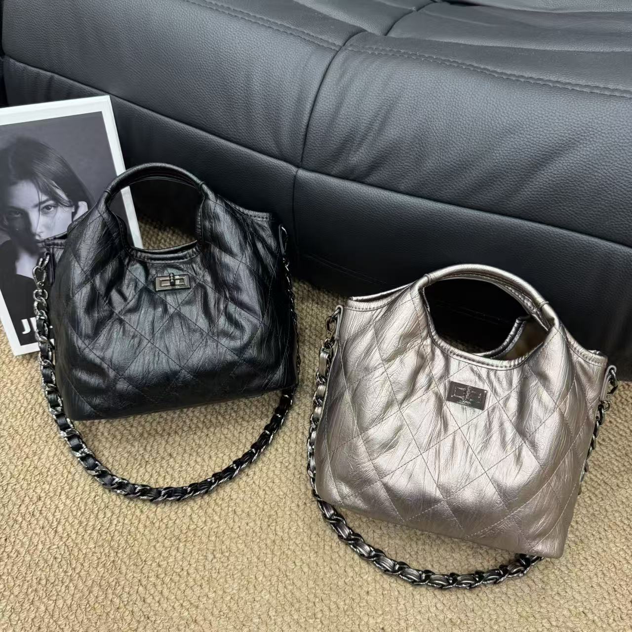 【圣诞狂欢季】小D家复古手提包斜挎包女士轻奢风单肩包