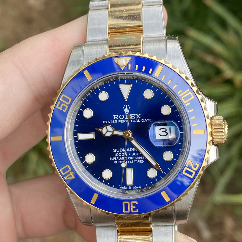 99新 Rolex/劳力士 劳力士潜航者/型号：126613lb-0002/间金