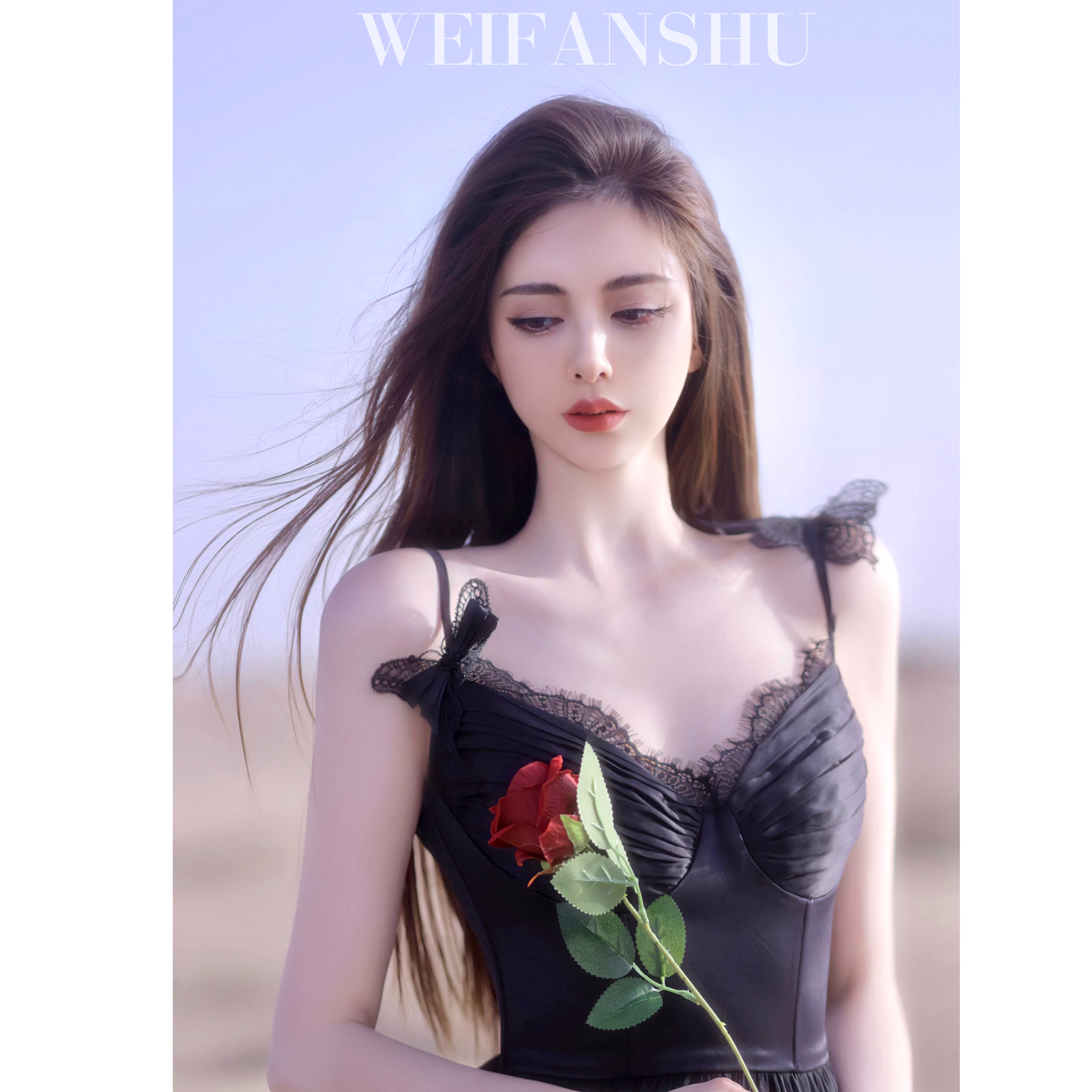 WEIFANSHU/魏凡舒【天使恶魔】套装连衣裙