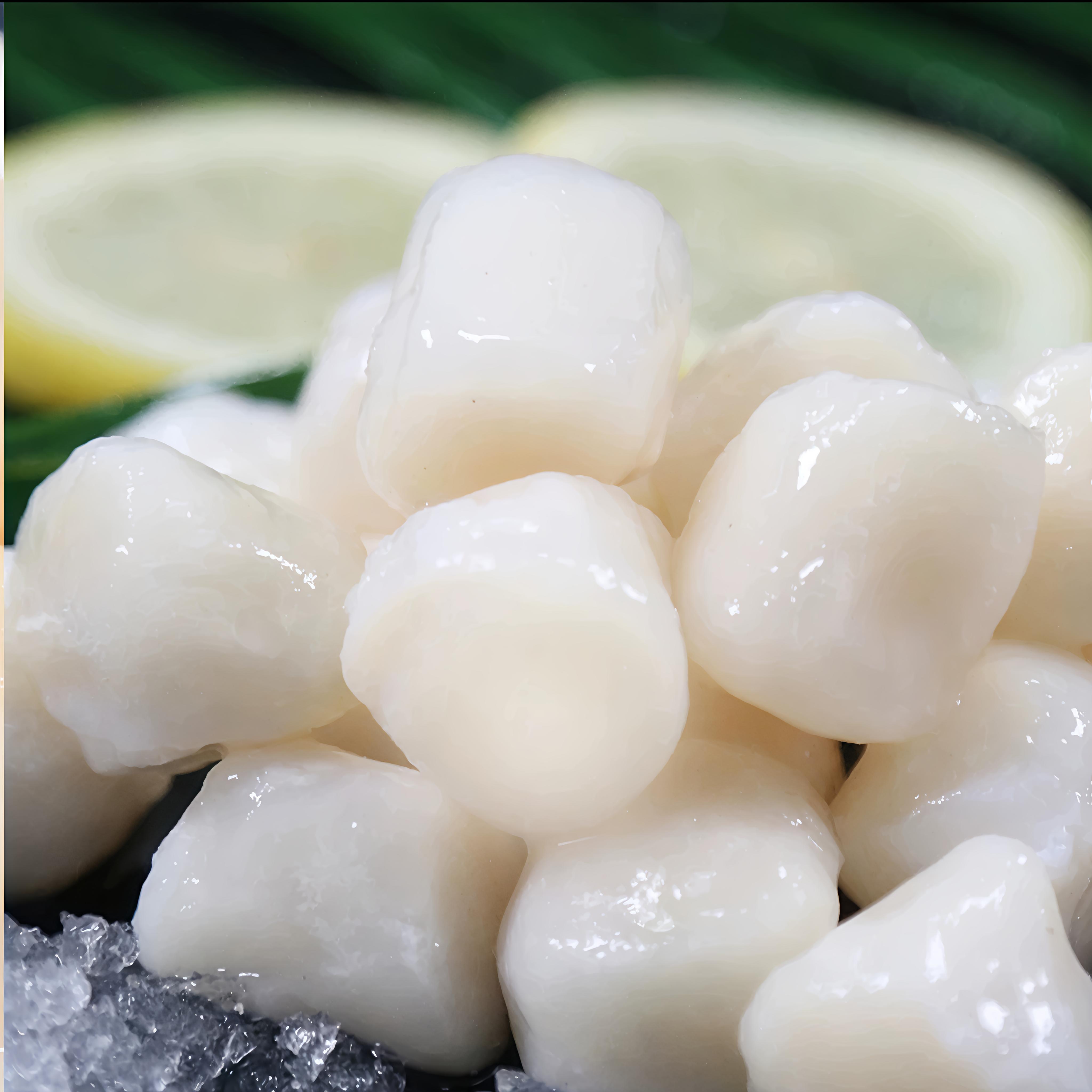 三斤高品质无泡药大号原浆扇贝生鲜新鲜柱海鲜墨鱼丸扇贝边