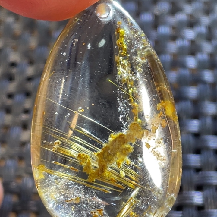 水晶吊坠(不含链)未镶嵌青*色
