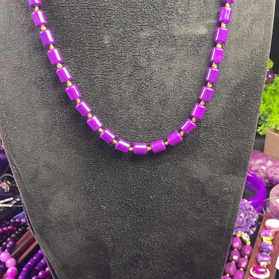 非金属南非老油料果冻直切桶项链M1