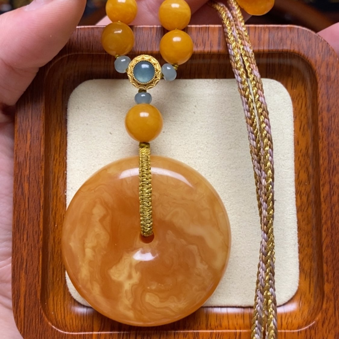 【闪购商品】蜜蜡颈饰未镶嵌项链