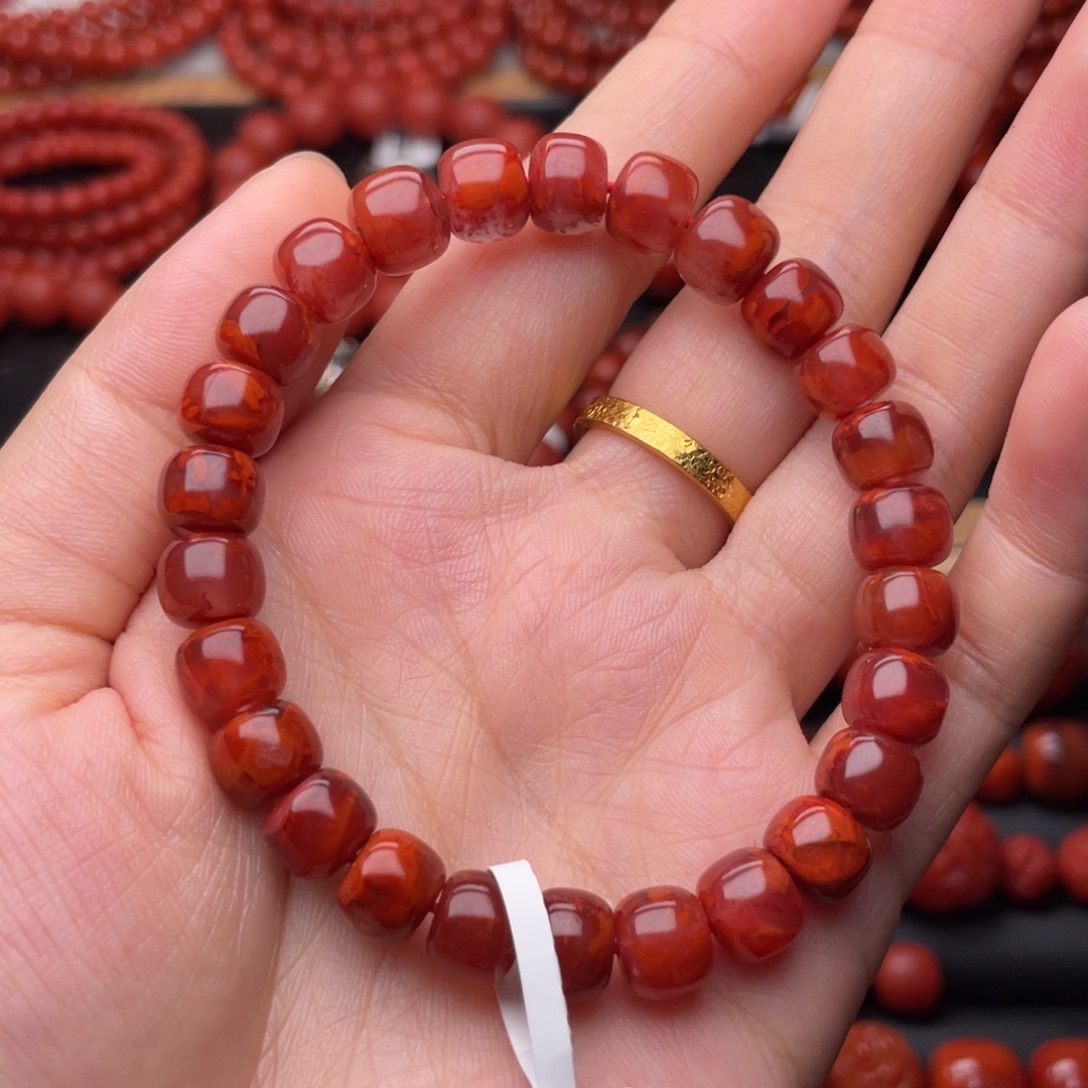 T***y南红玛瑙未镶嵌手串