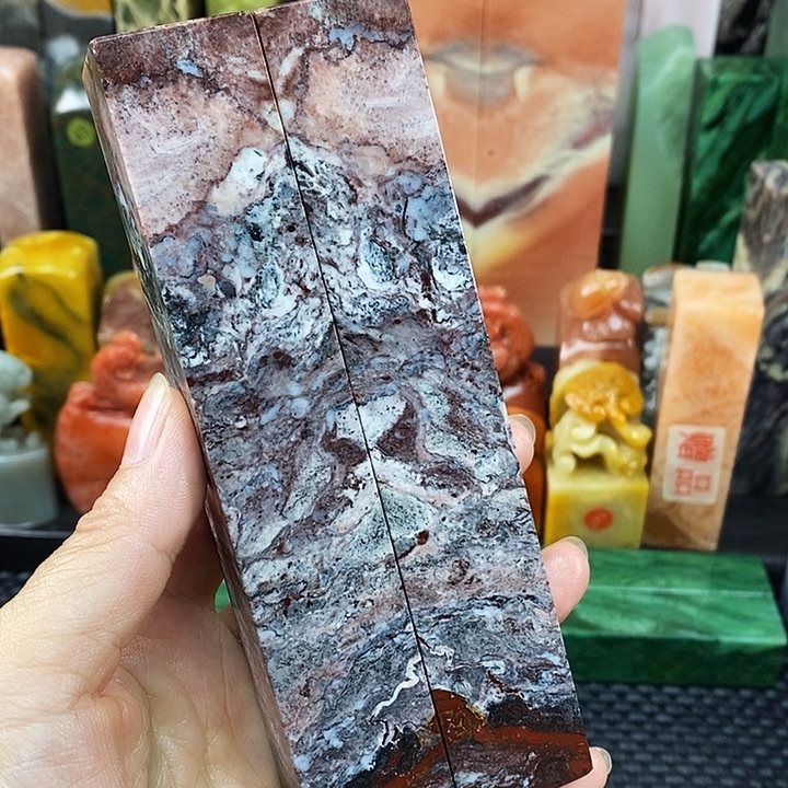 青田石印石仙居石头