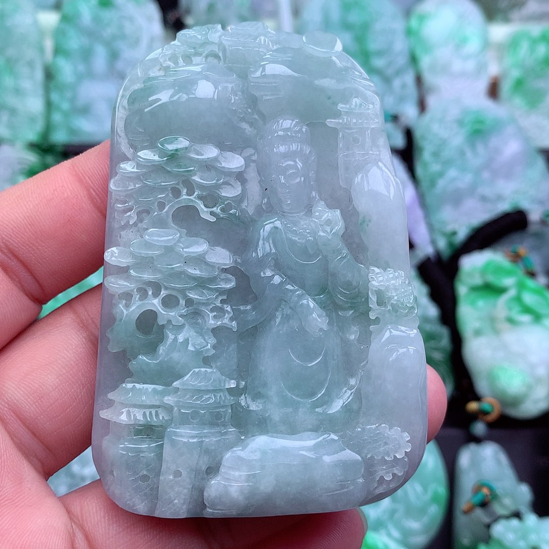 翡翠吊坠(不含链)未镶嵌