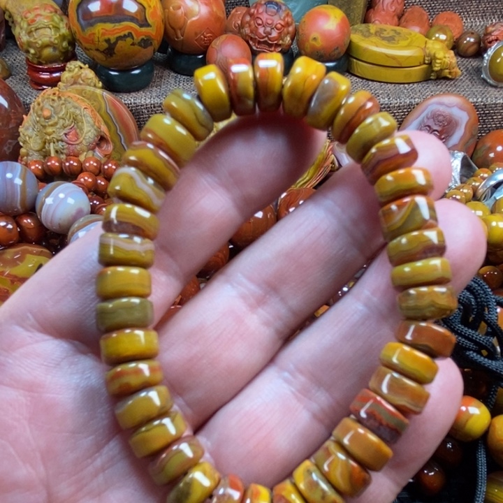 玛瑙/玉髓手链未镶嵌木