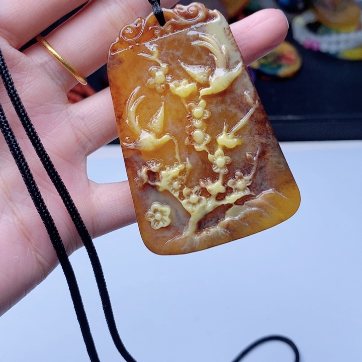 蜜蜡颈饰未镶嵌222套装