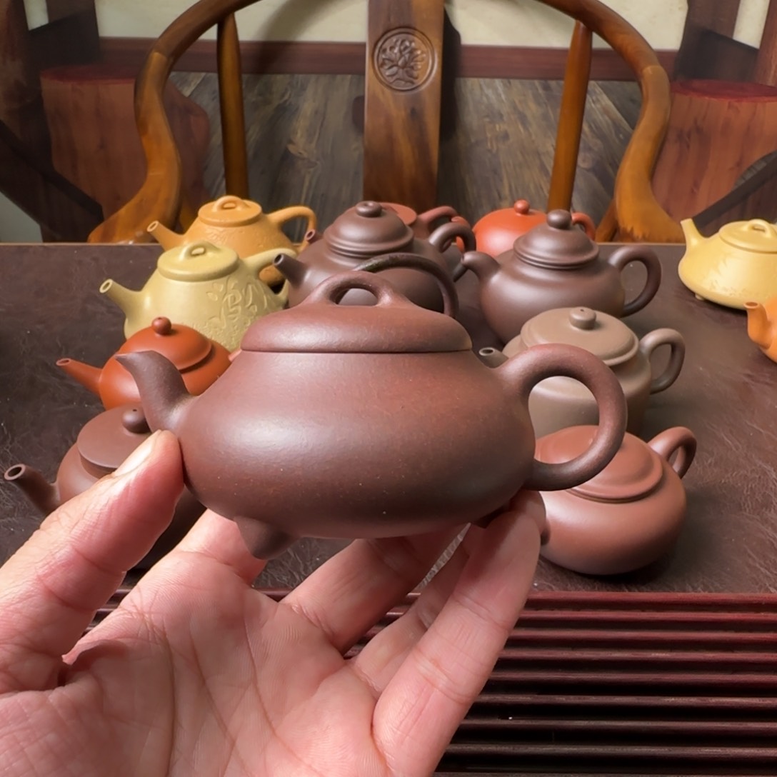 茶壶紫砂沙*粒全手工紫砂壶