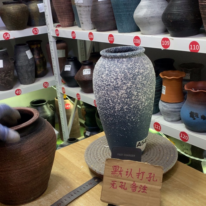 【闪购商品】红陶粗糙盆默认打孔高28口10