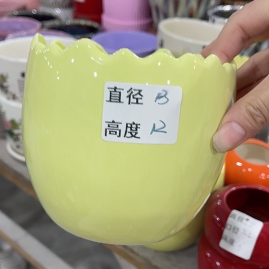 多肉绿植陶瓷花盆9:9包邮，有孔