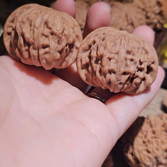 文玩核桃吊坠40磨盘