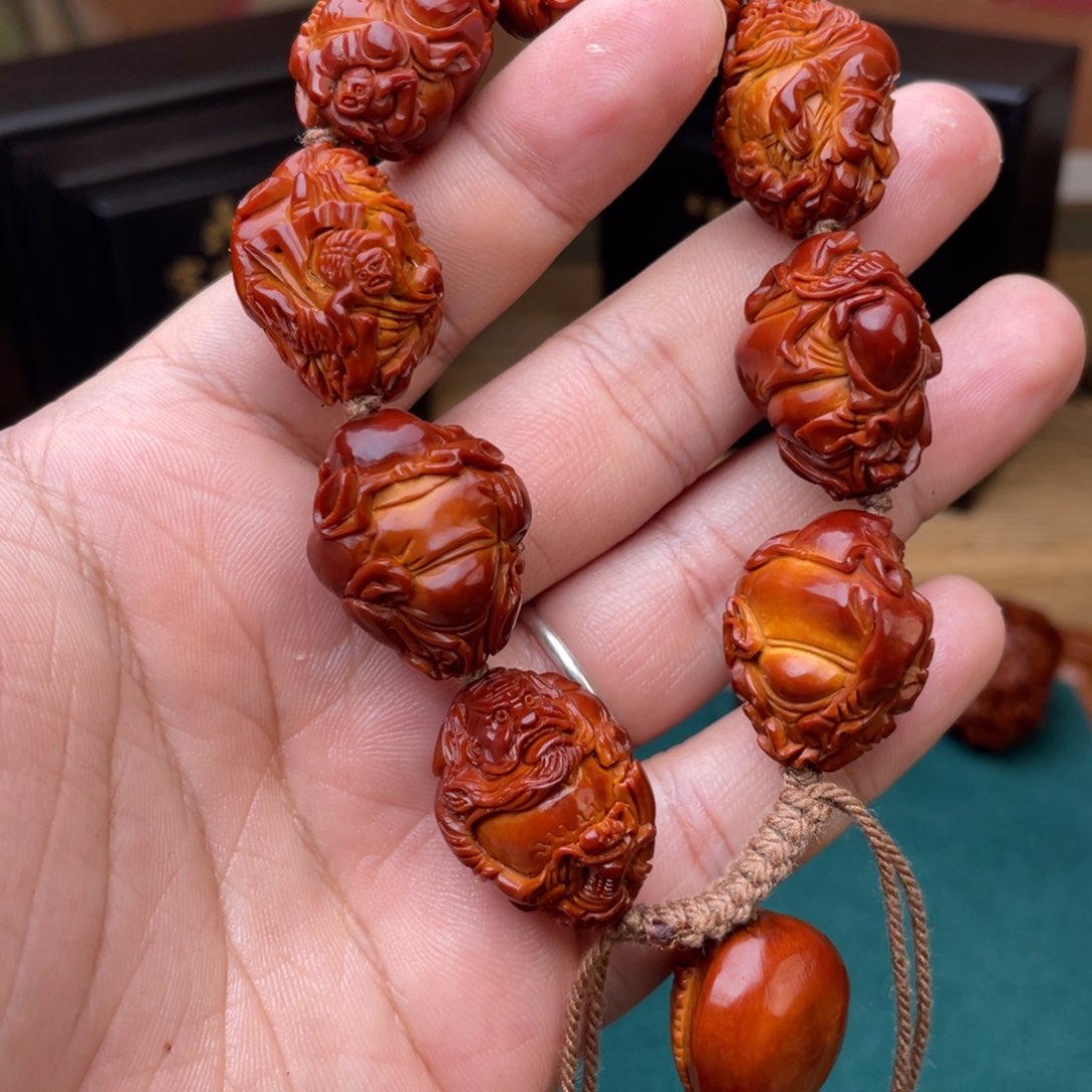 橄榄核吊坠哈****h钟馗回血002