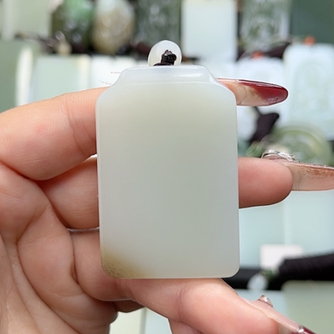 【闪购商品】和田玉（糖玉）颈饰未镶嵌春*