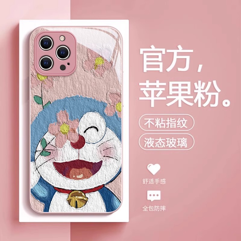 小熊叮当猫适用iphone14promax手机壳vivoS15可爱卡通网红款