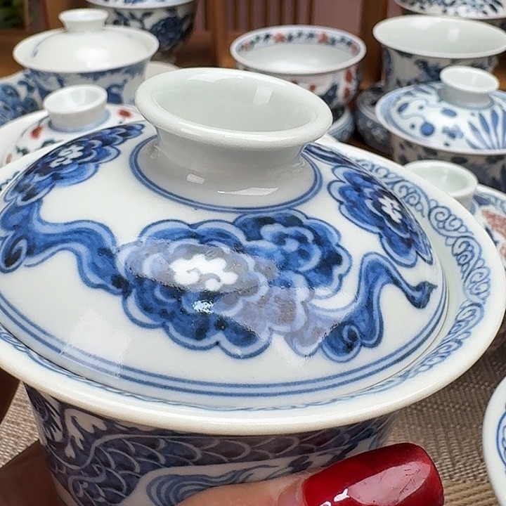 仙*景德镇手工手绘的