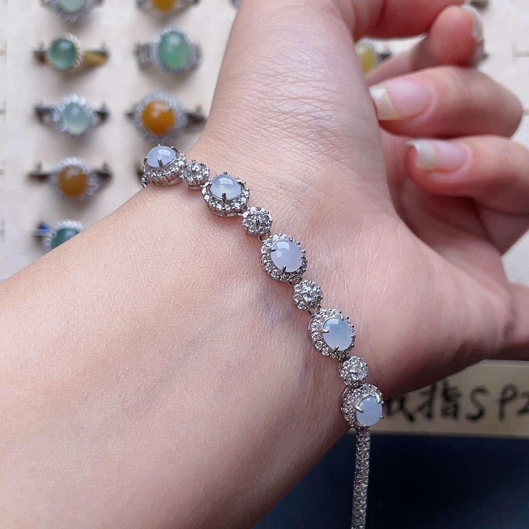 翡翠戒指未镶嵌手链