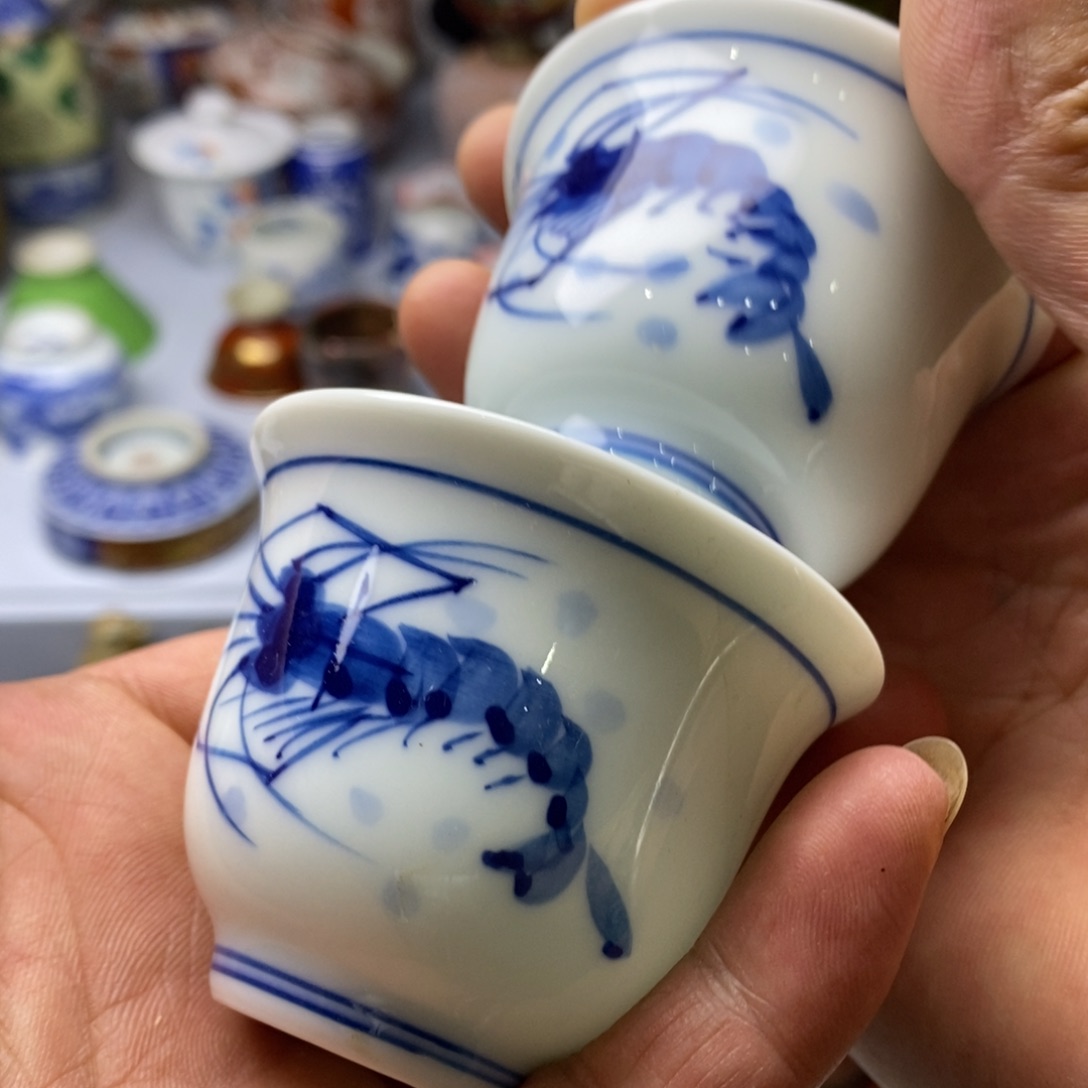 瓷片现代产品手绘国瓷